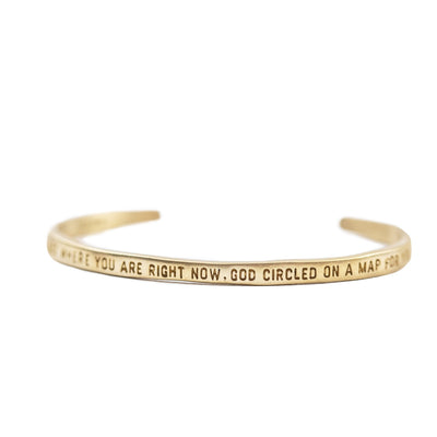 Articles of Love Collection - Brass Cuff