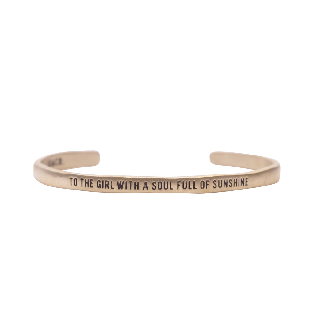 Articles of Love Collection - Brass Cuff