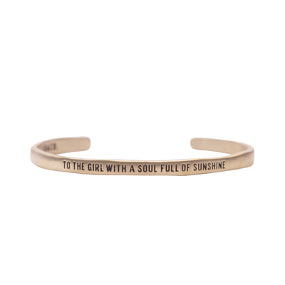 Articles of Love Collection - Brass Cuff