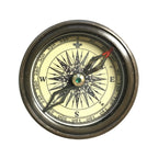 Walt Whitman Compass with Leather Pouch