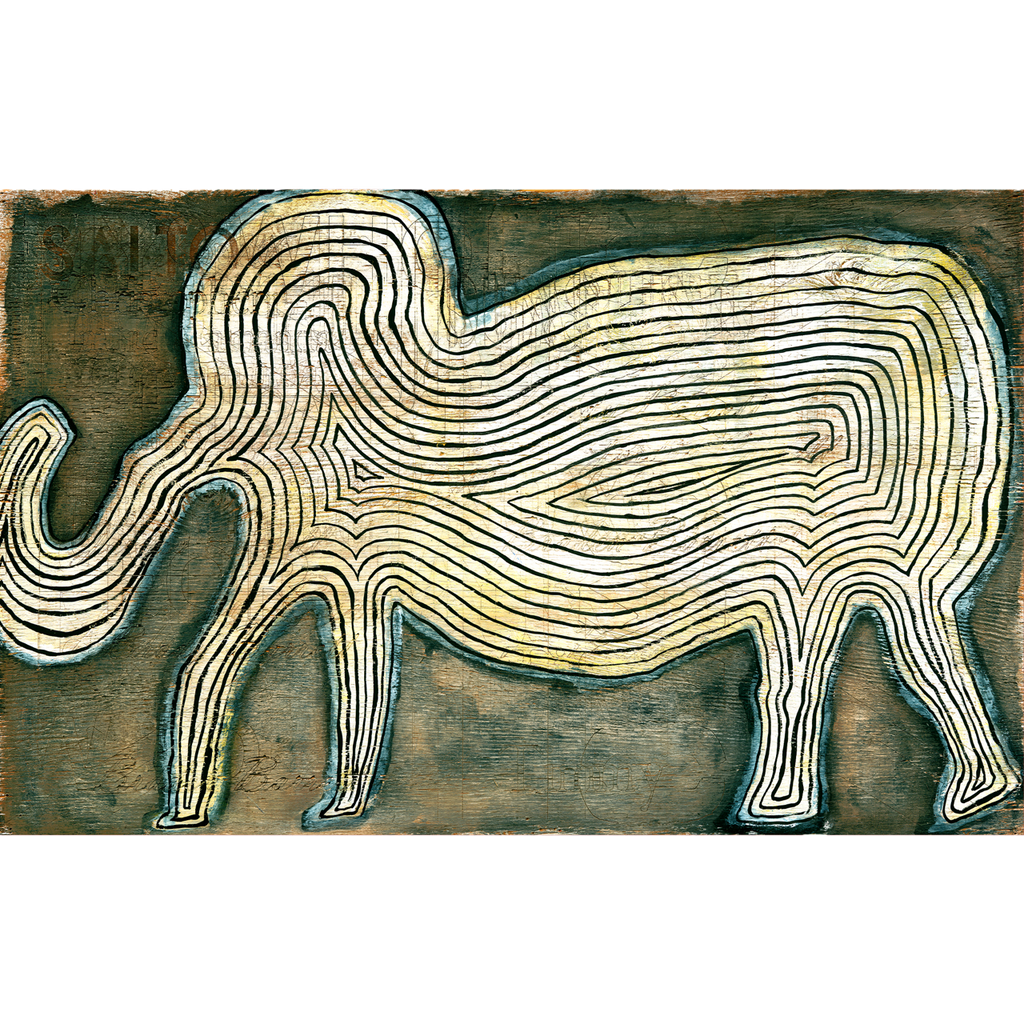Elephant in The Room Art Print