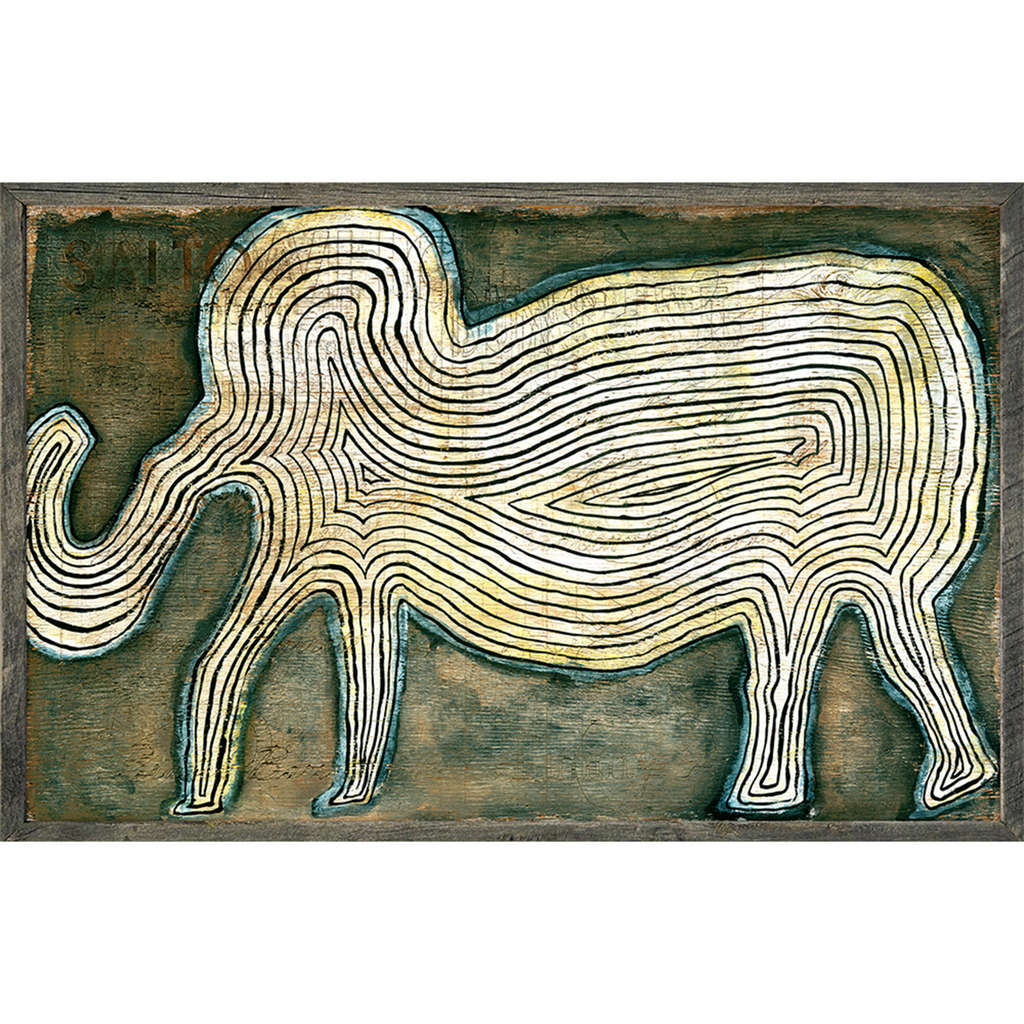 Elephant in The Room Art Print