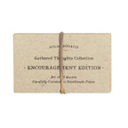 50 Gathered Thoughts of Encouragement on Handmade Paper