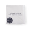 This cocktail tastes like Cocktail Napkin Set (20pcs) 5" x 5"