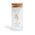 Message in a Bottle Collection - Necklace - Lock & Gold Key