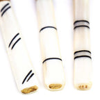 Simple Batik Olive Wood Fork - Assorted Stripes