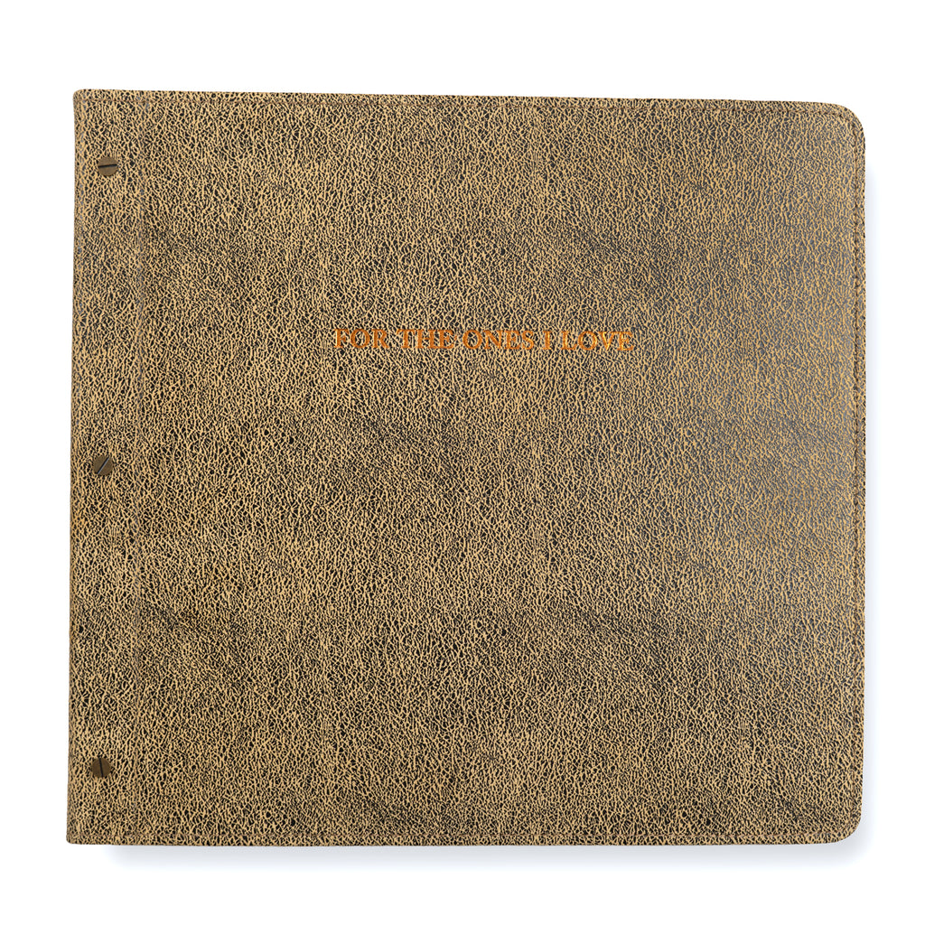 ***For the Ones I Love Leather Photo Keeper 13" x 13"