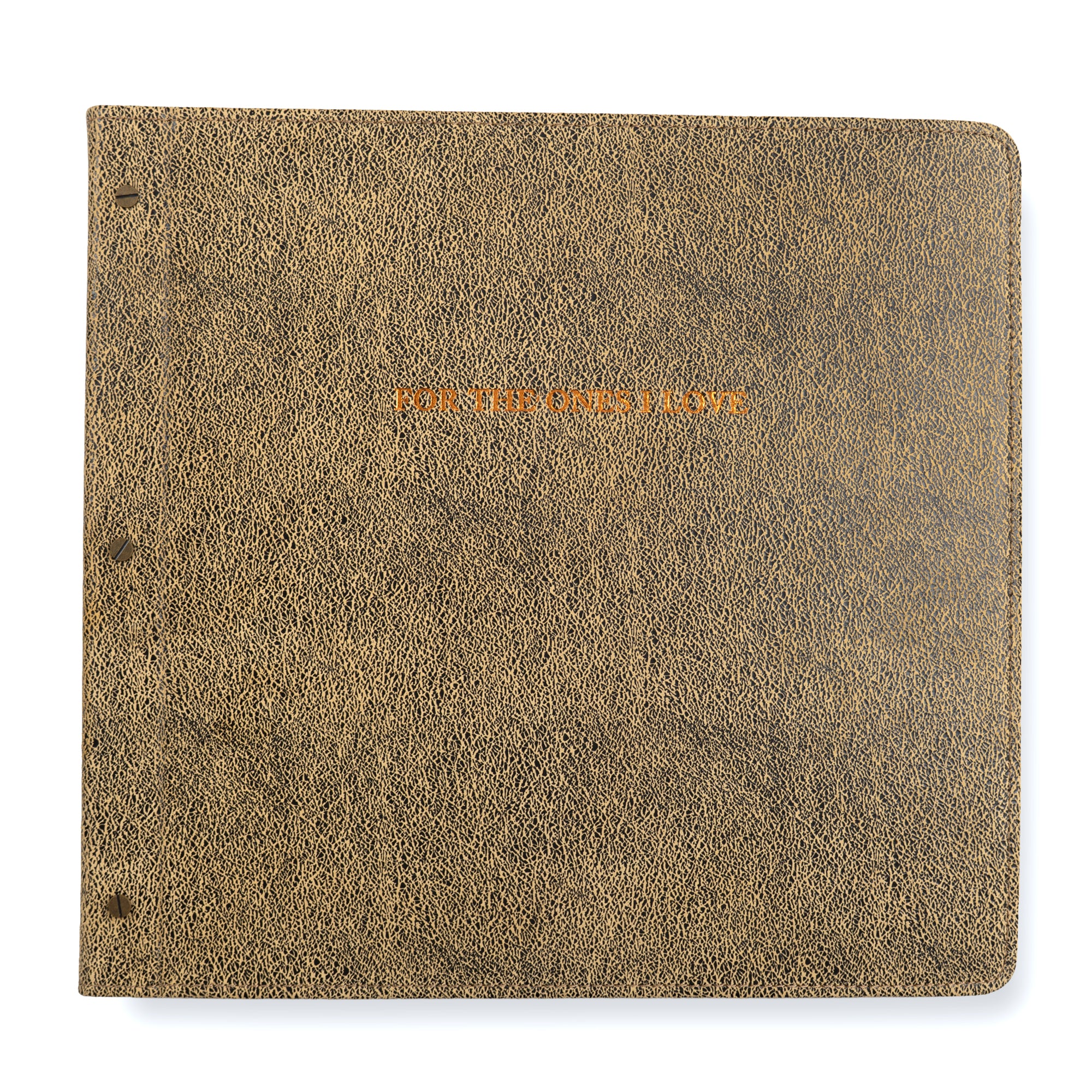 For the Ones I Love - Leather Photo Keeper