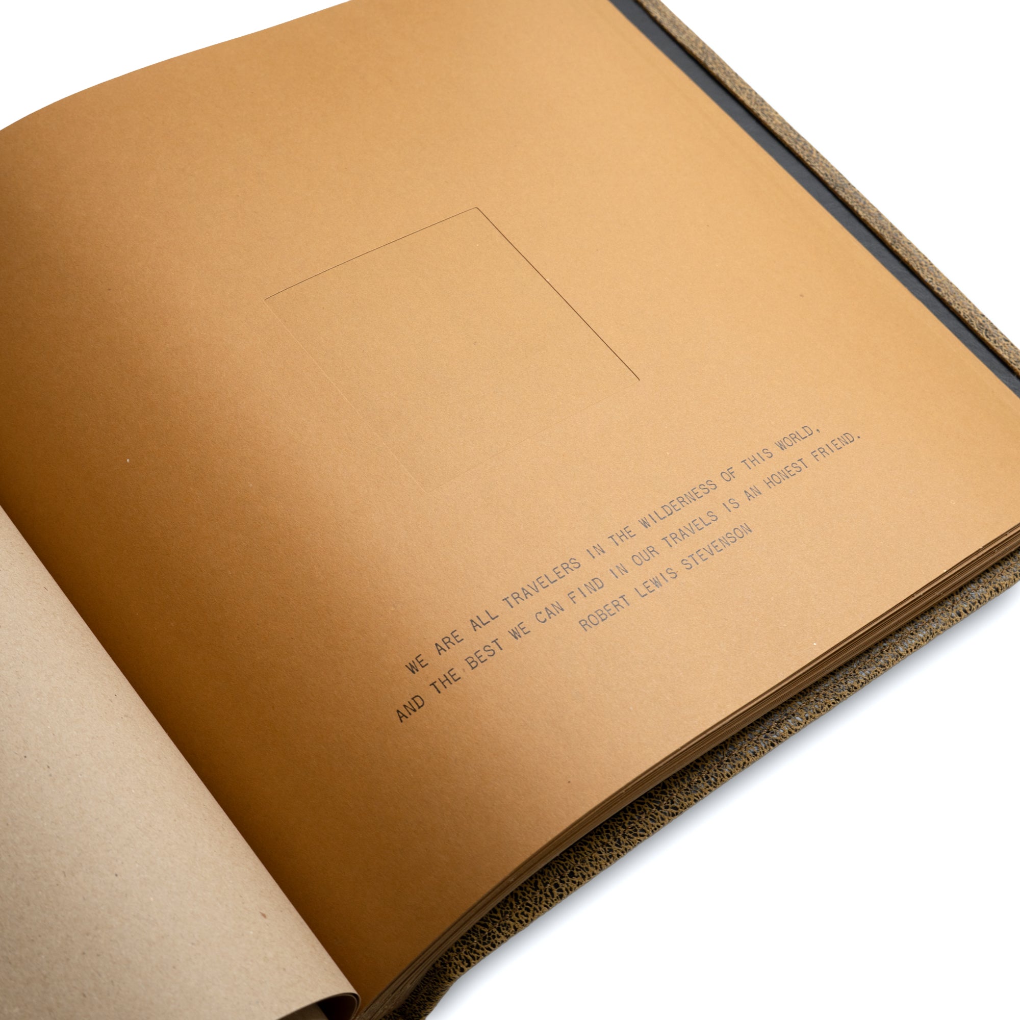 For the Ones I Love - Leather Photo Keeper