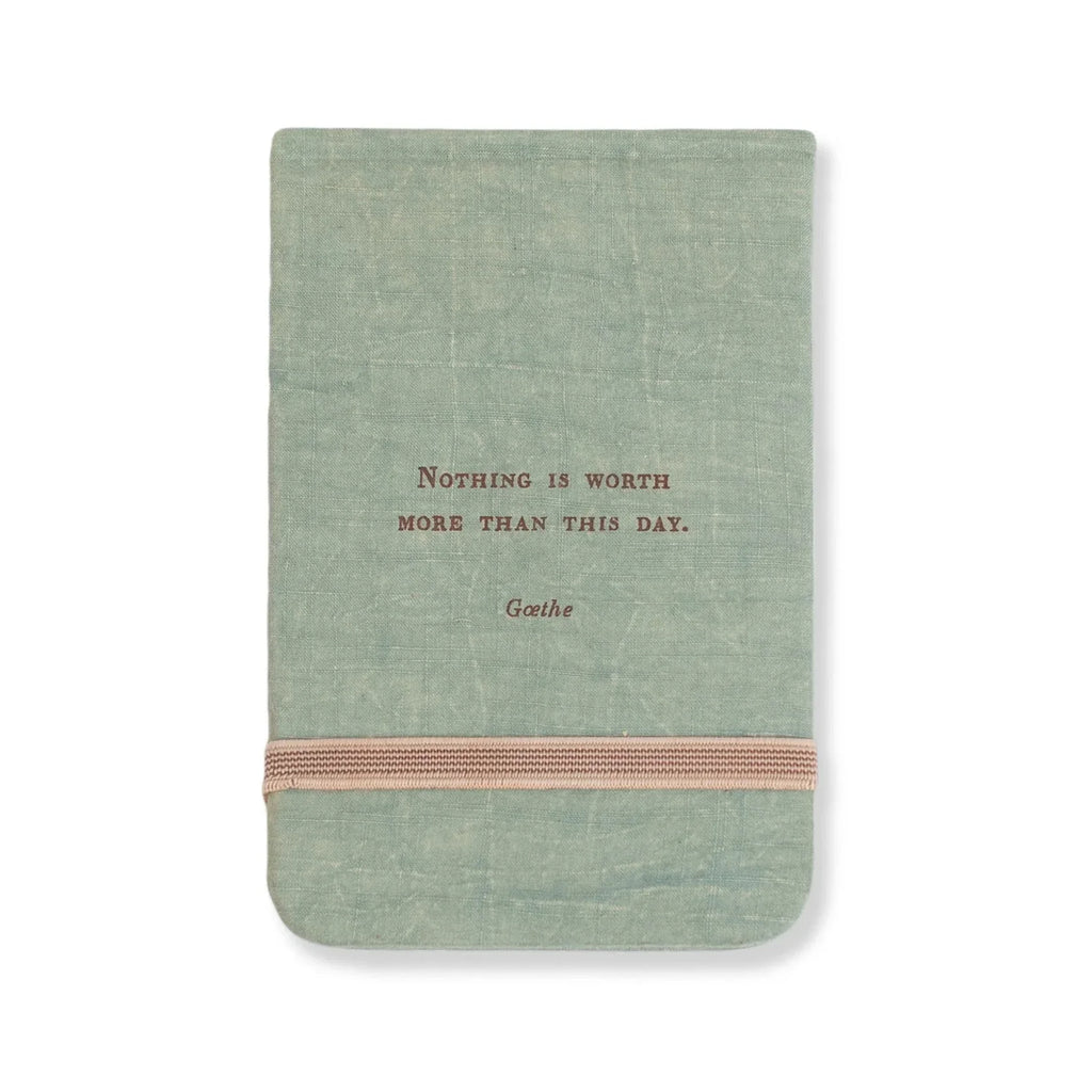 Nothing Is Worth More Fabric Notebook