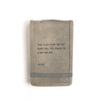 Mini Signature Leather Journals - Stone