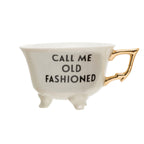 White Stoneware Footed Teacup 2nd Edition
