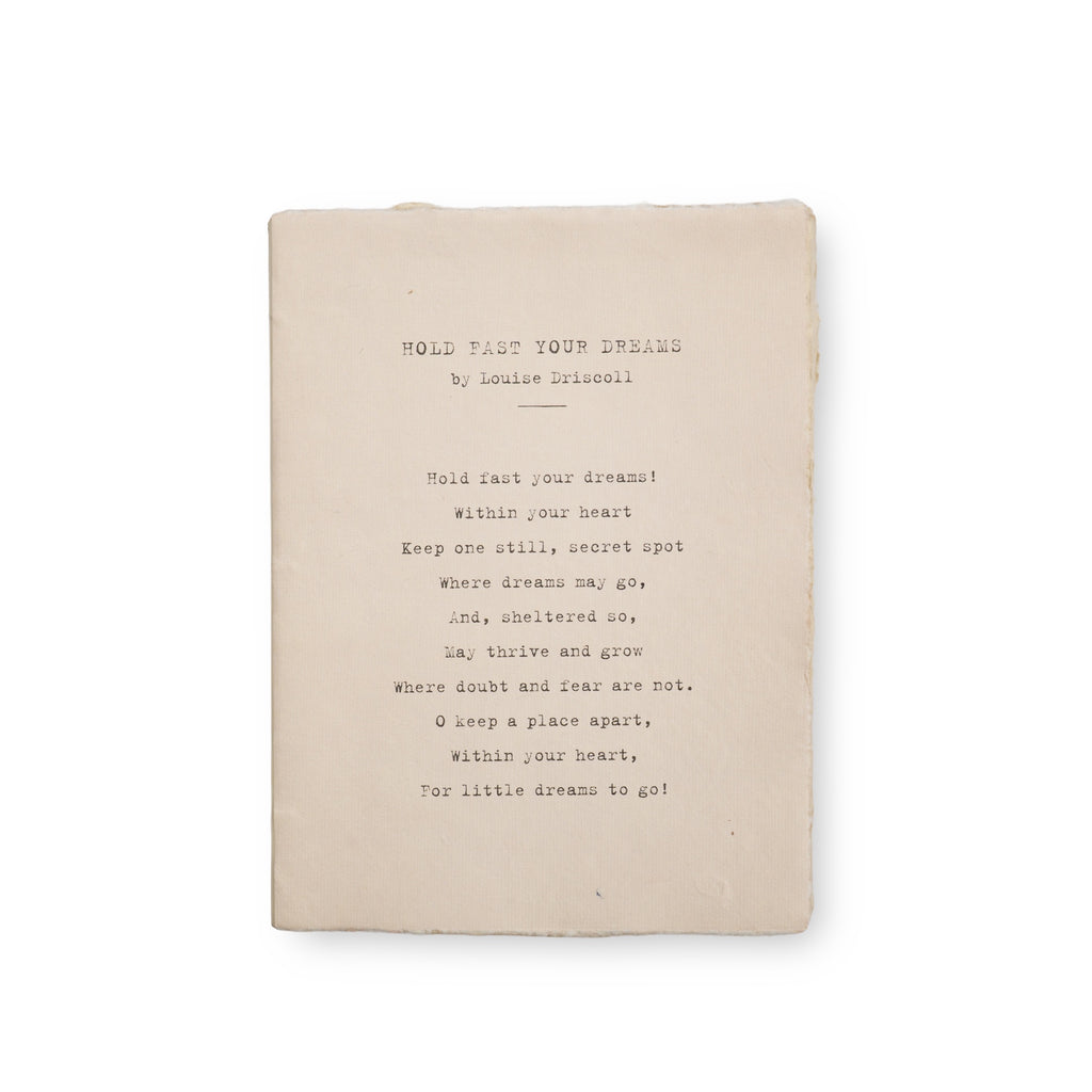Large Deckled Edge Notebook