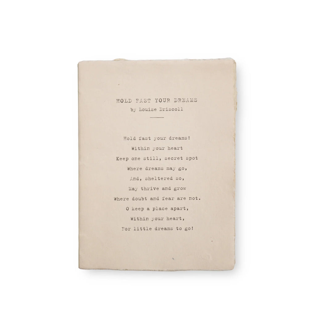 Large Deckled Edge Notebooks - Rose