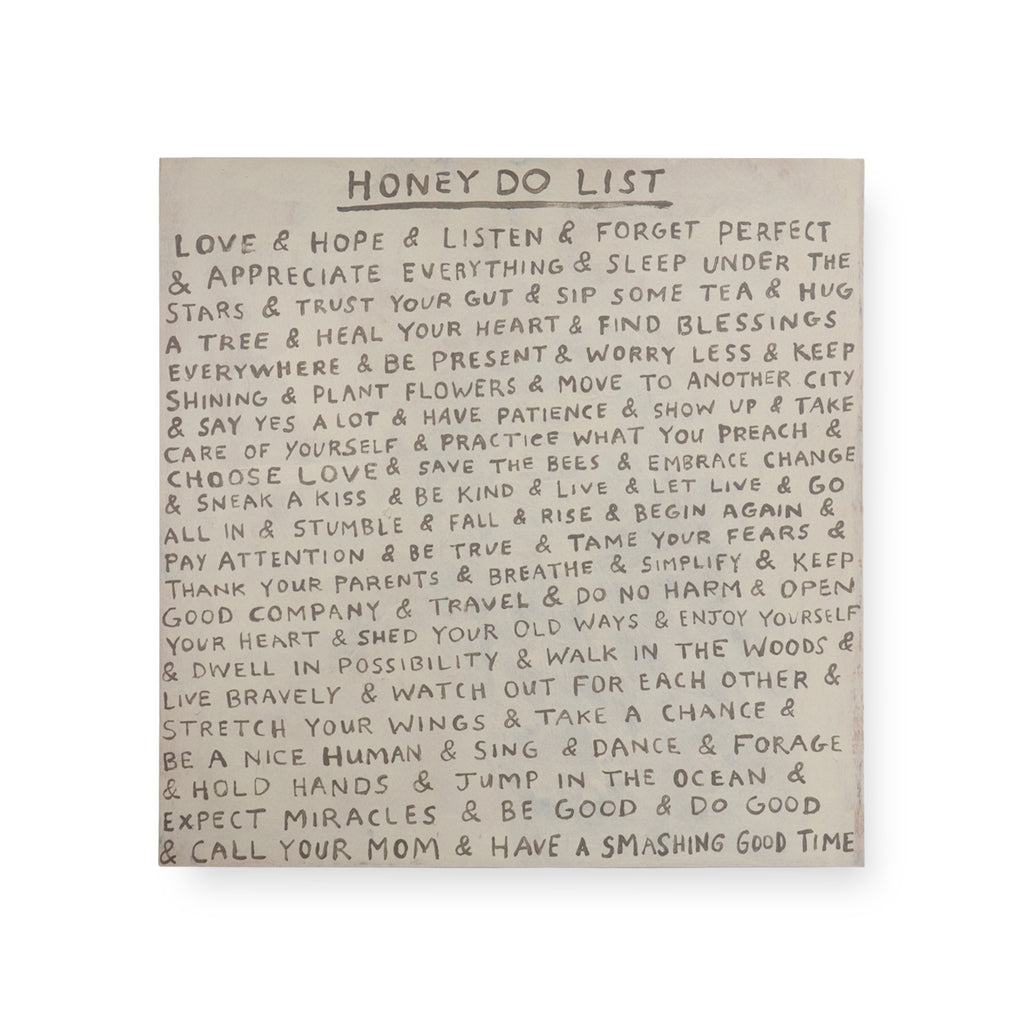 Honey Do List Art Poster