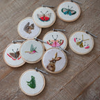 Hummingbird Small Embroidery Hoop Collection - 4"