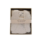 "I made a wish and you came true." Bunny Baby Lovey Blanket