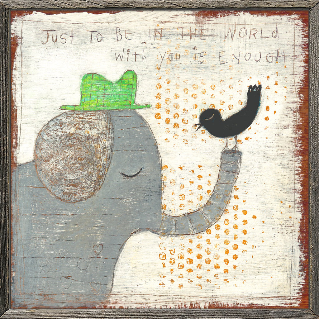 In The World With You Art Print