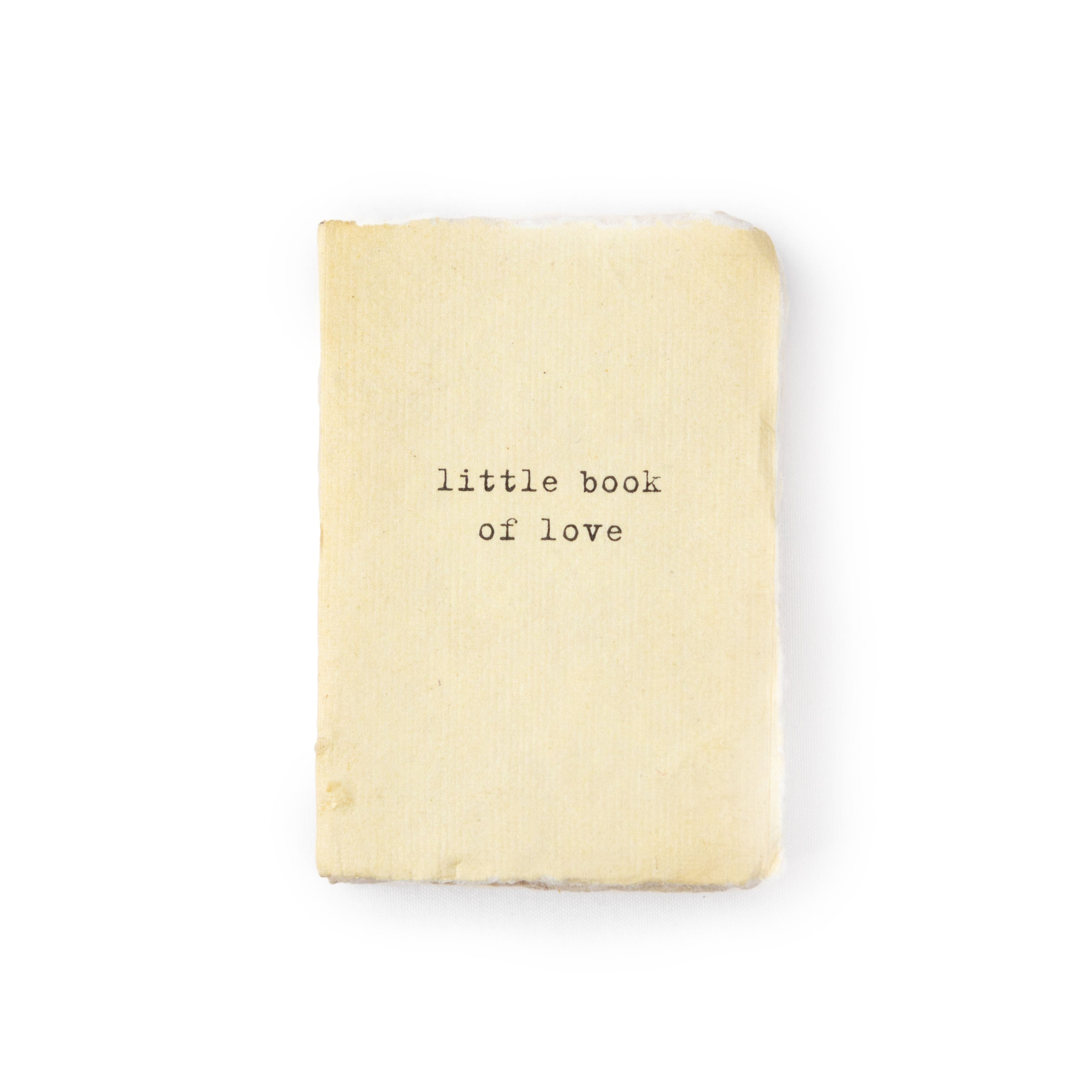 ***Little Book Of Love Mini Deckled Edge Notebook