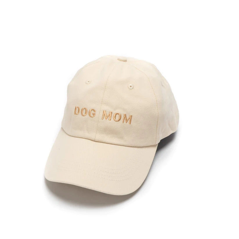 Dog Mom Hat, Ivory