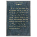 Jim Valvano - Book Collection (Grey Wood) - Art Print