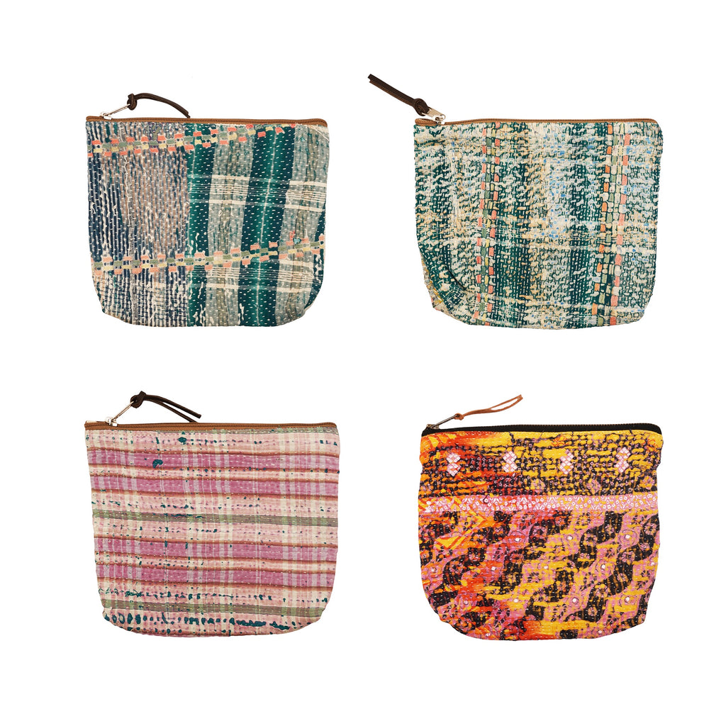 Kantha Zip Bag