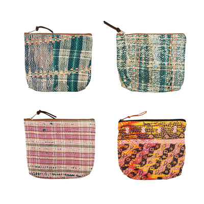 Kantha Zip Bag