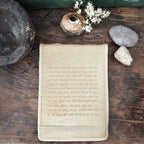 There Be Peace Within Signature Leather Journal - Honey