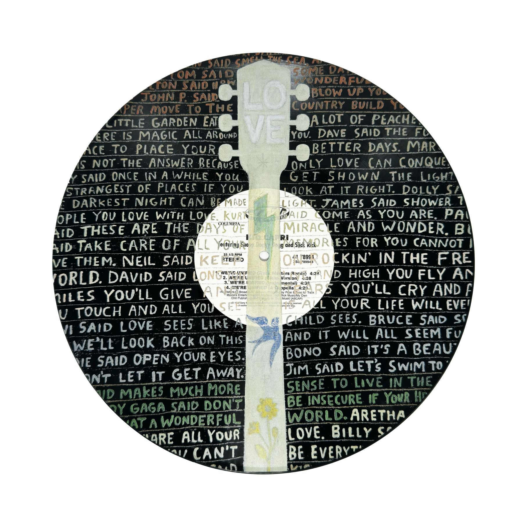 Vertical Guitar Legends Two Vinyl Record
