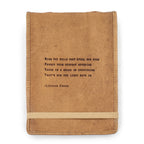 ***Ring The Bells Signature Leather Journal - Maple