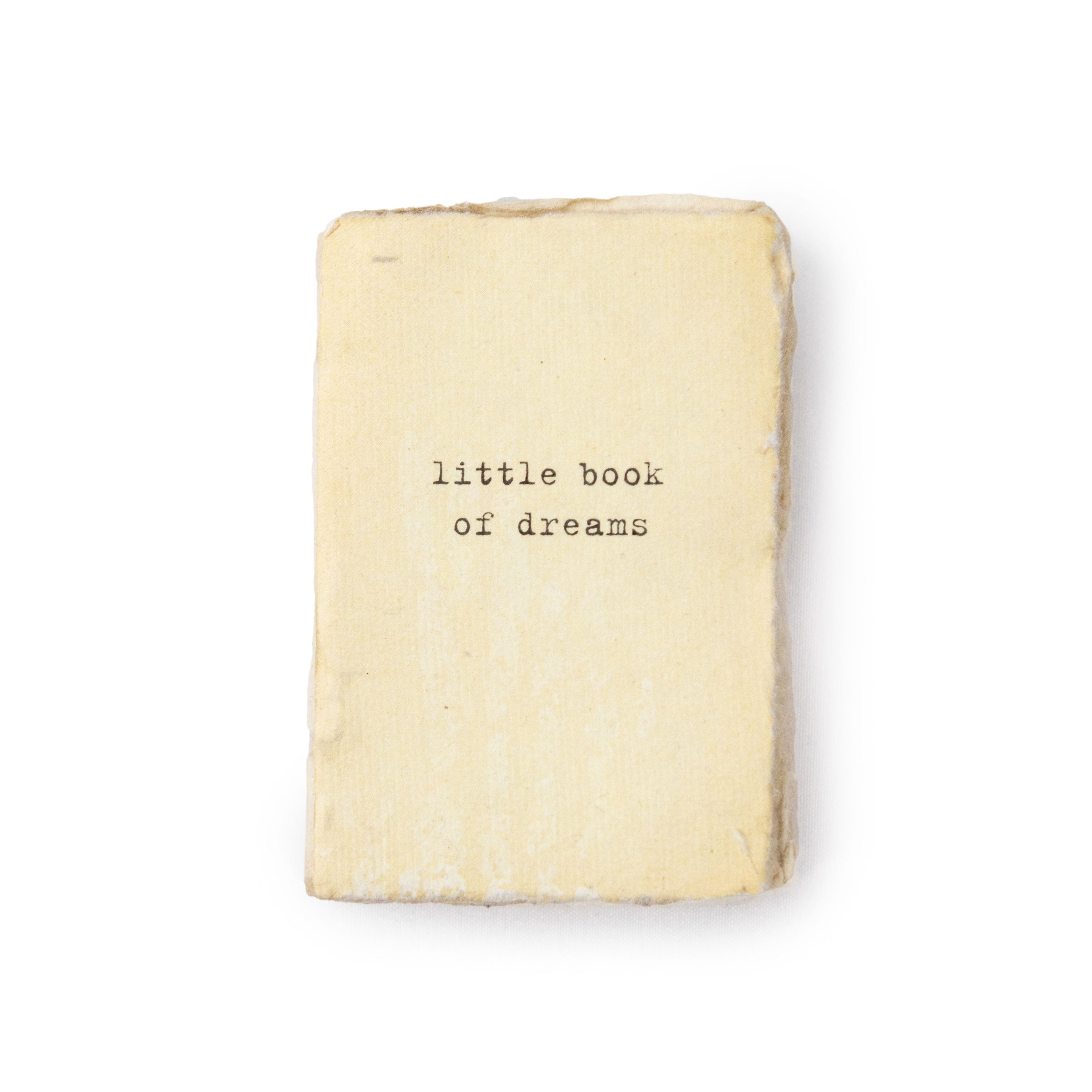 ***Little Book Of Dreams Mini Deckled Edge Notebook