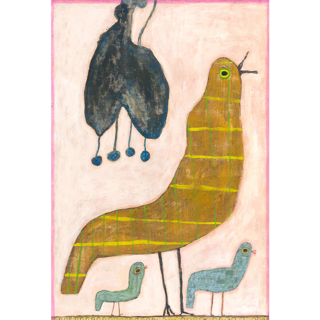 Mama Loves Her Baby Birds Art Print