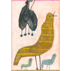 Mama Loves Her Baby Birds Art Print