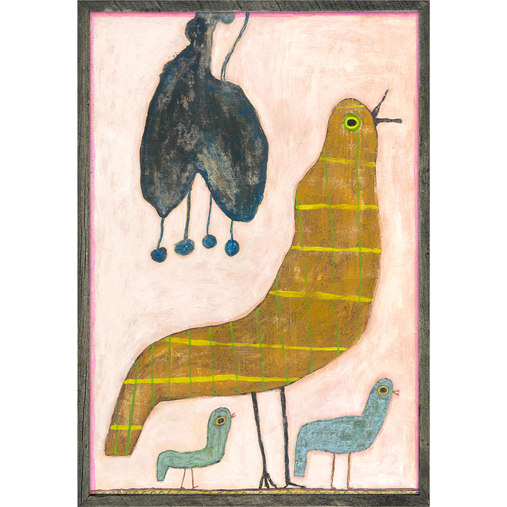 Mama Loves Her Baby Birds Art Print