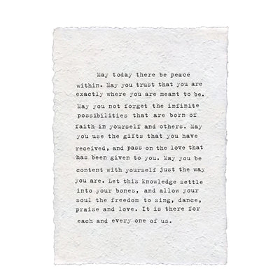 Handmade Paper Prints