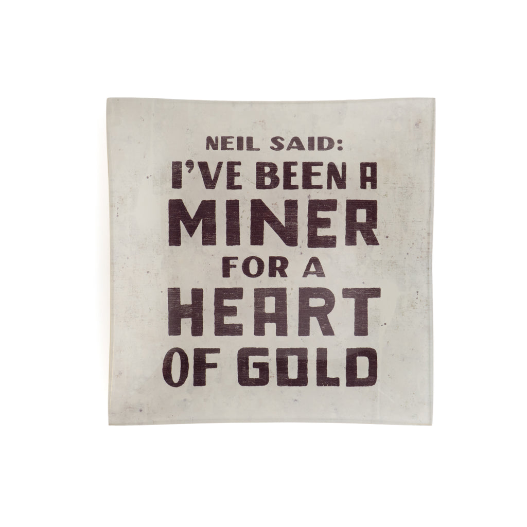 ***Neil Said Small Square Decoupage Plate