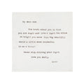 Never Stop Shining Art Poster - 8" x 8"