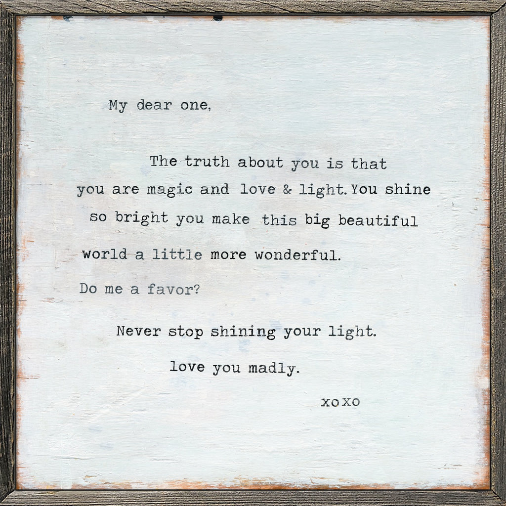 Never Stop Shining