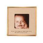 Of All The Things Brass Linen Frame