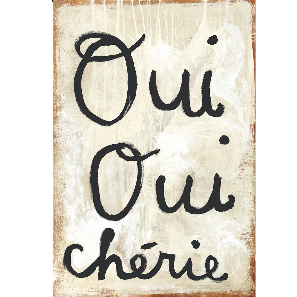 Oui Oui Chérie Art Print