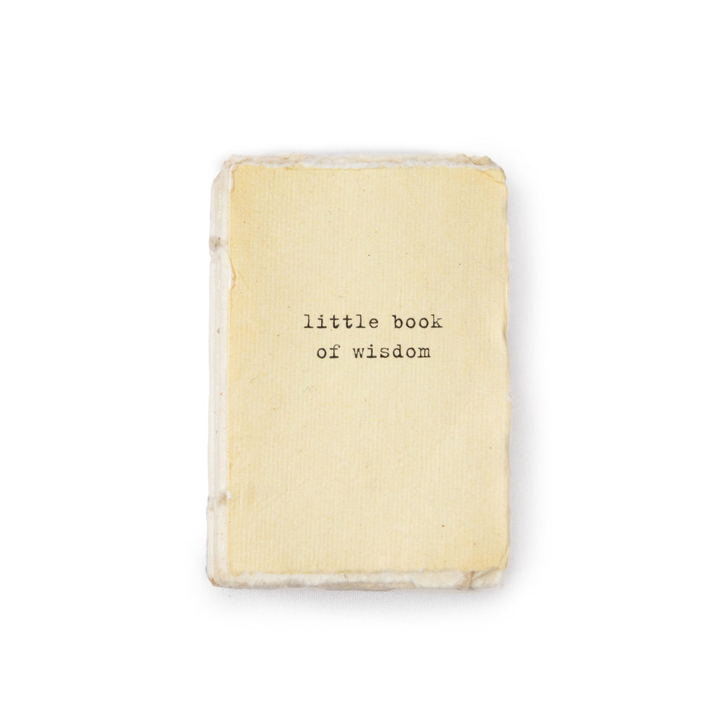 ***Little Book Of Wisdom Mini Deckled Edge Notebook