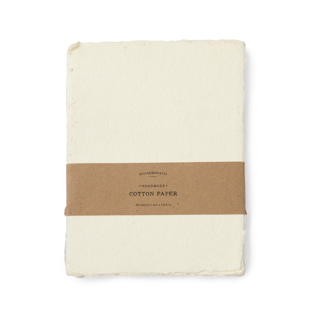 Handmade Cotton Paper Bundle - Cream