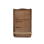 Big Adventure Mini Signature Leather Journal - Maple