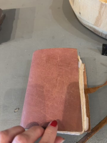 Mini Wrap Leather Journal 2nd Edition - Walnut