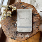 Reasons Why I Love You Mini Signature Leather Journal - Stone