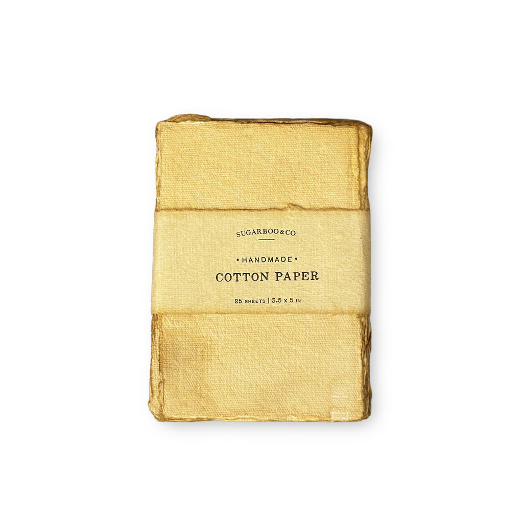 Handmade Cotton Paper Bundle - Wheat