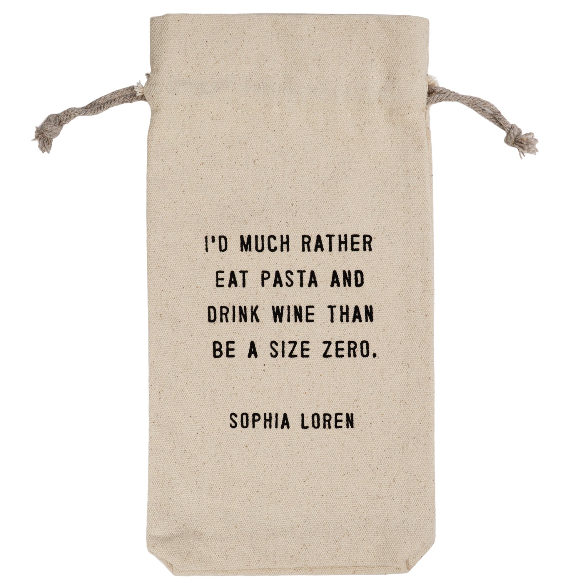 I'd Much Rather Wine Bag