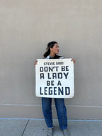 Stevie Said Hand Painted Wall Hanging