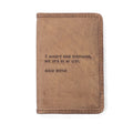 ***Susan Sontag Leather Passport Cover 4"x6"