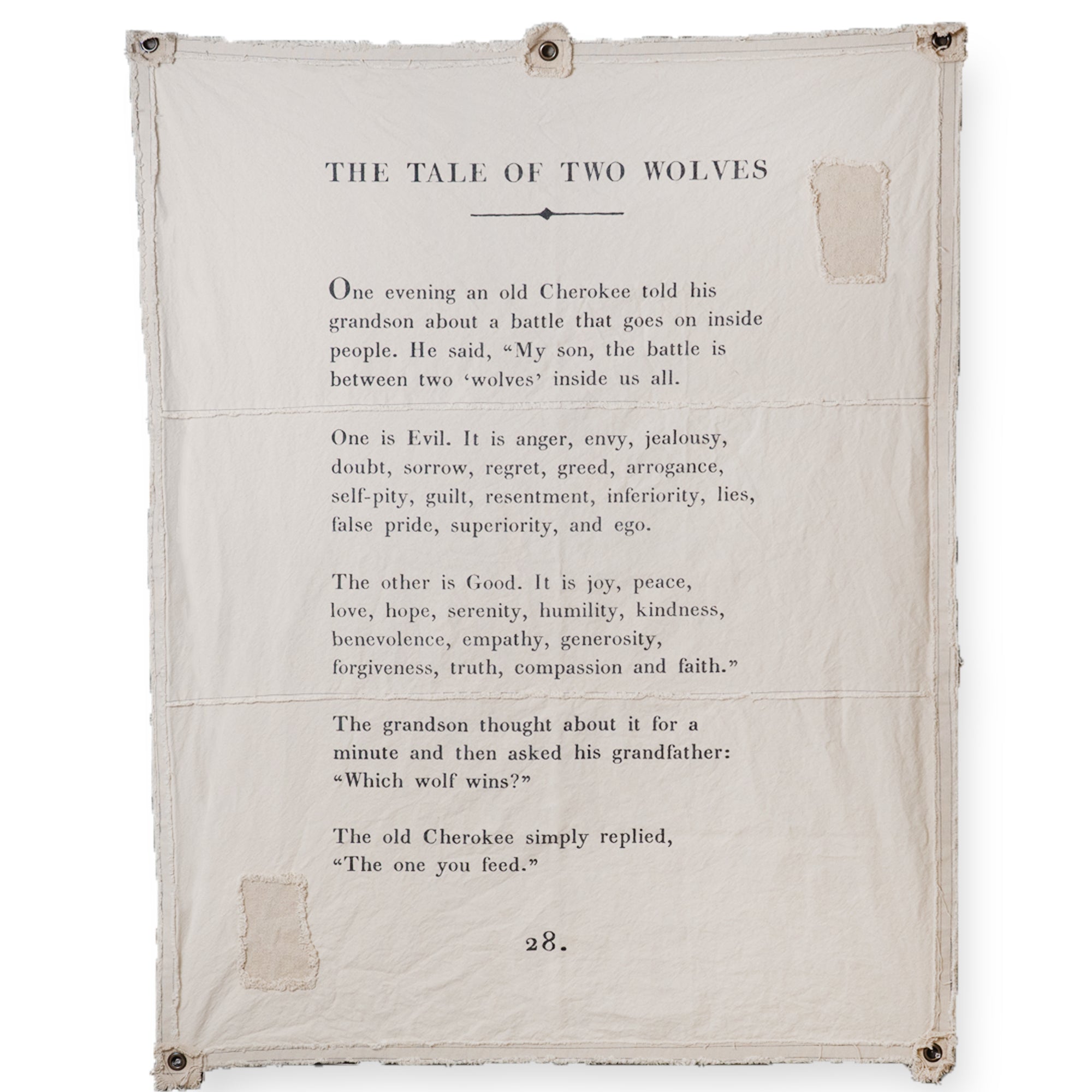 Canvas Wall Tarp